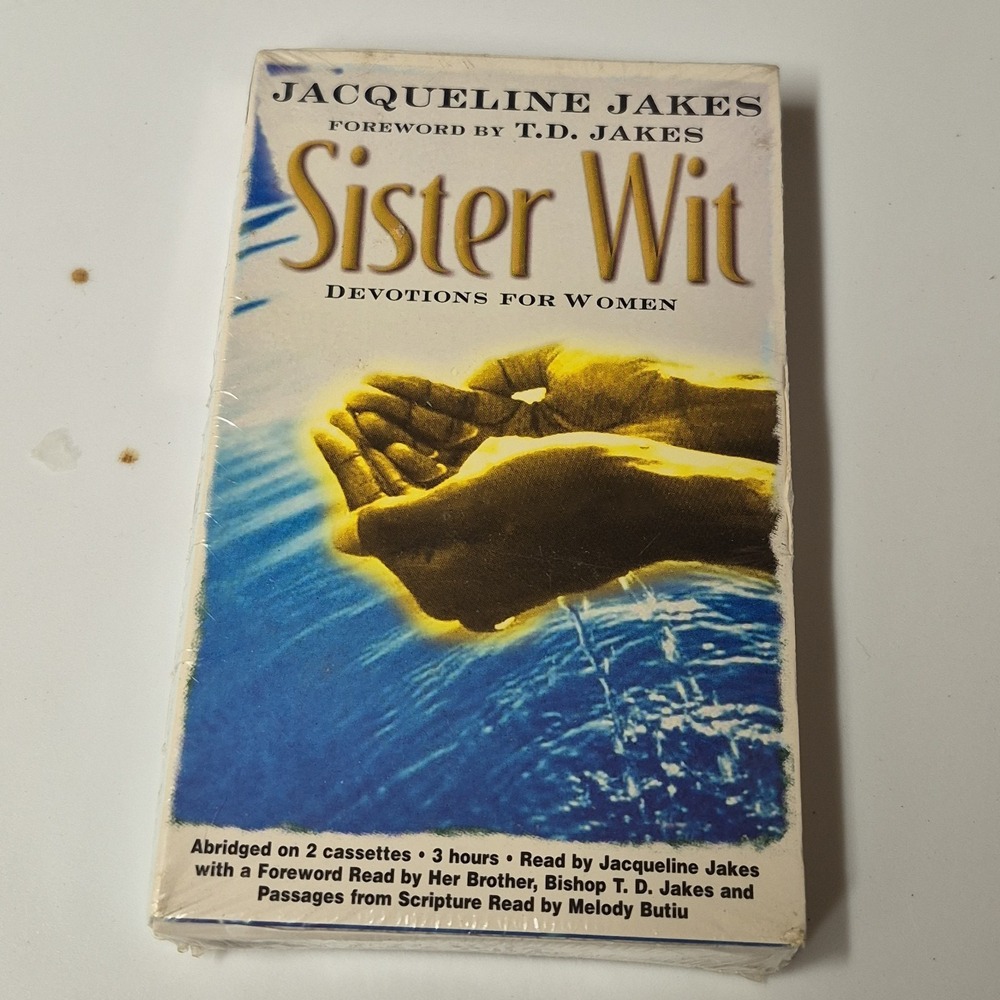 Sealed~ VTG Sister Wit: Devotions for Women by Jacqueline Jakes: Cassette Format